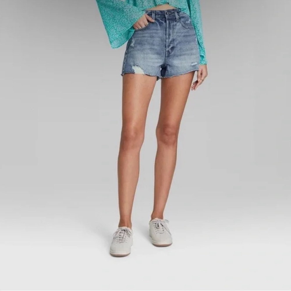 Wild Fable Highest Rise Cut Off Jean Shorts